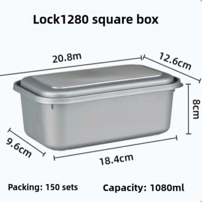 Lekopen Silver Square Box